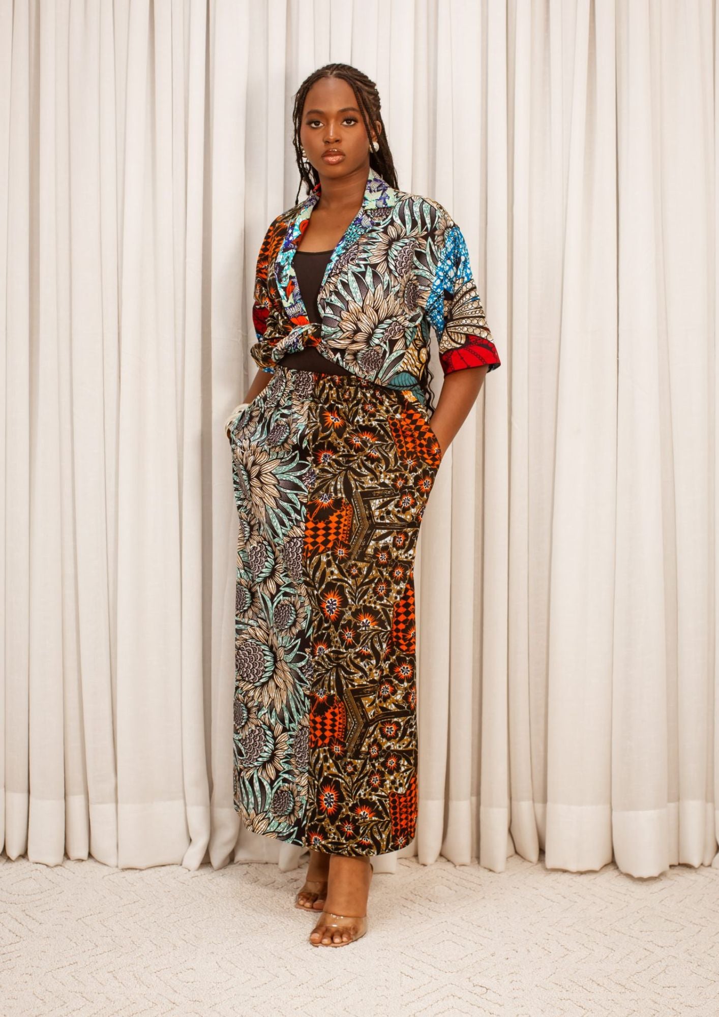 Ajoke Mix and Match Midi Skirt Set