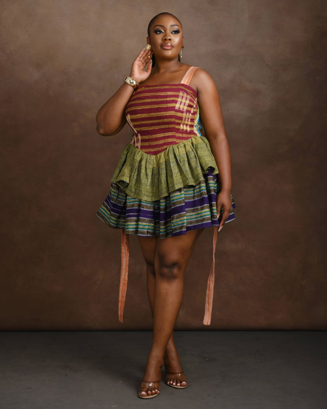 Ajoke Aso-Oke Dress(NO TWO ARE THE SAME)