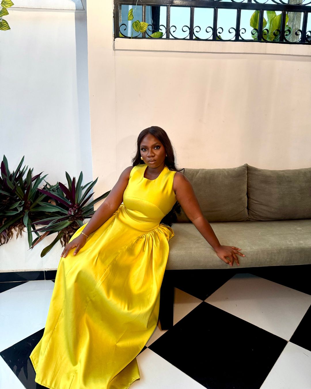 Maxi Sleeveless Dress | Teniola Mikado Dress