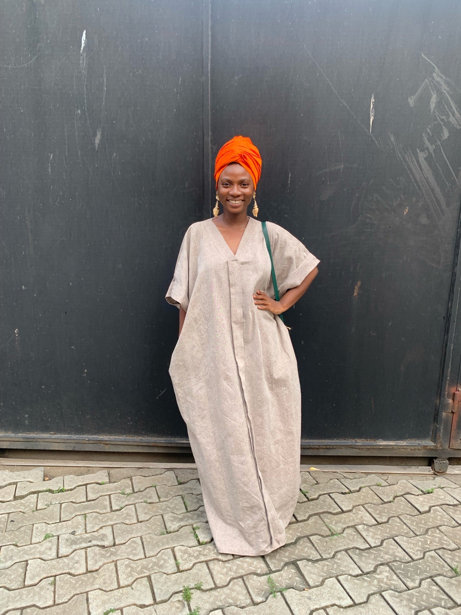 Olamide linen dress