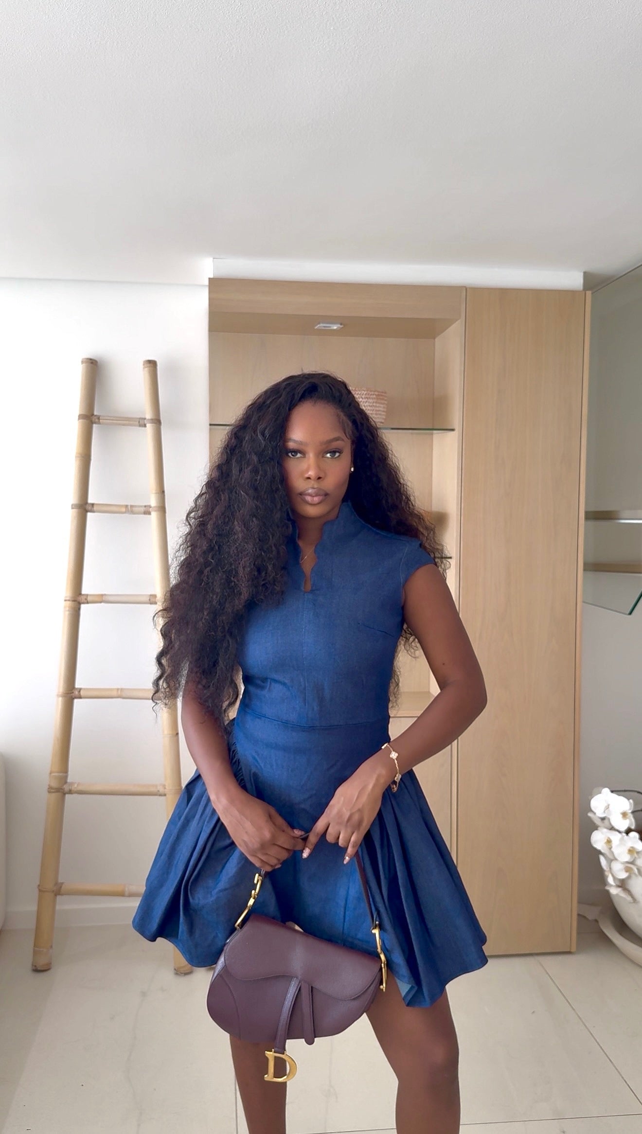 Teniola Mini Denim Dress