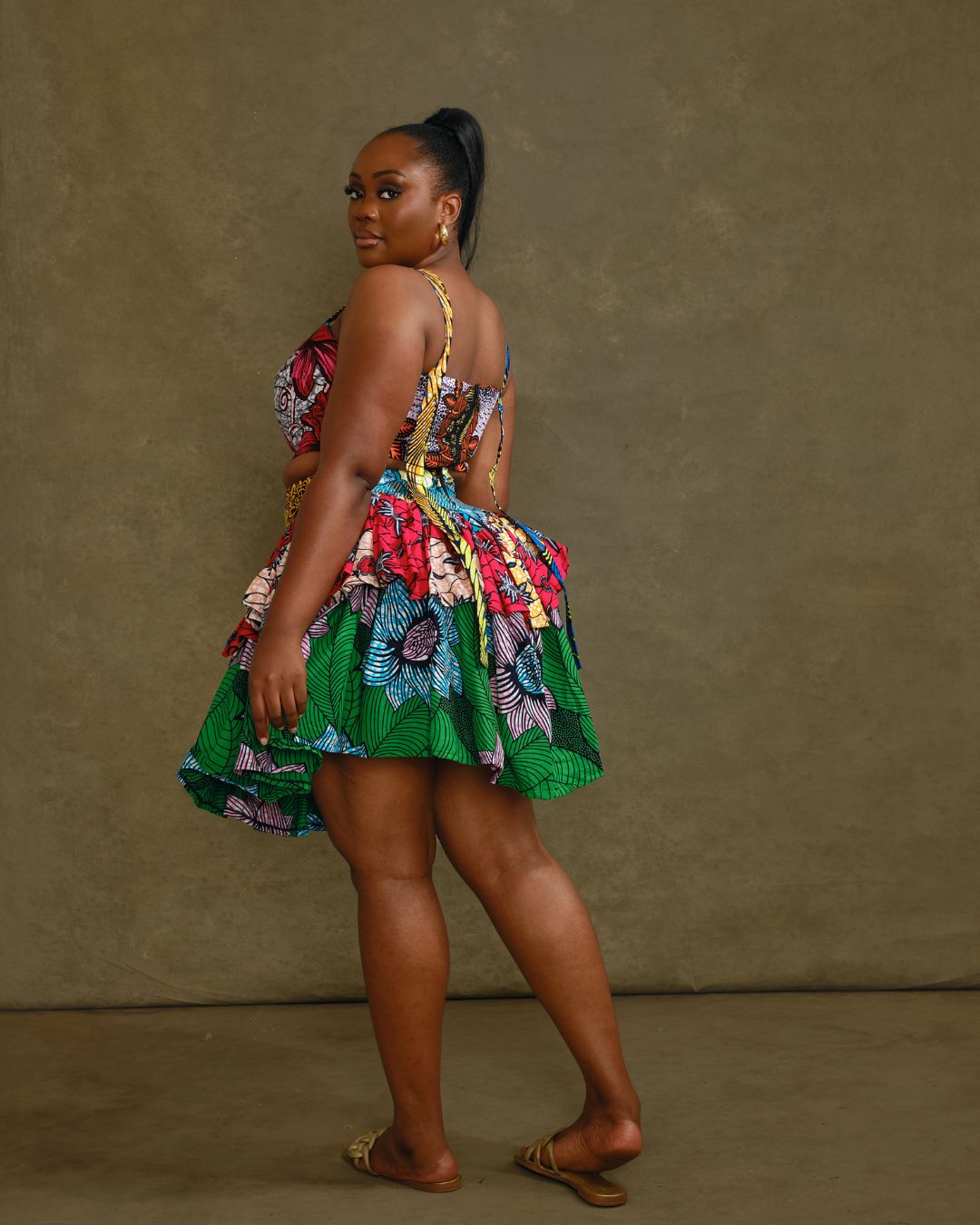 Ajoke layered Skirt (NO TWO ARE THE SAME)